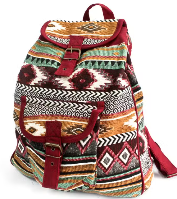 Jacquard-Rucksack – Pink