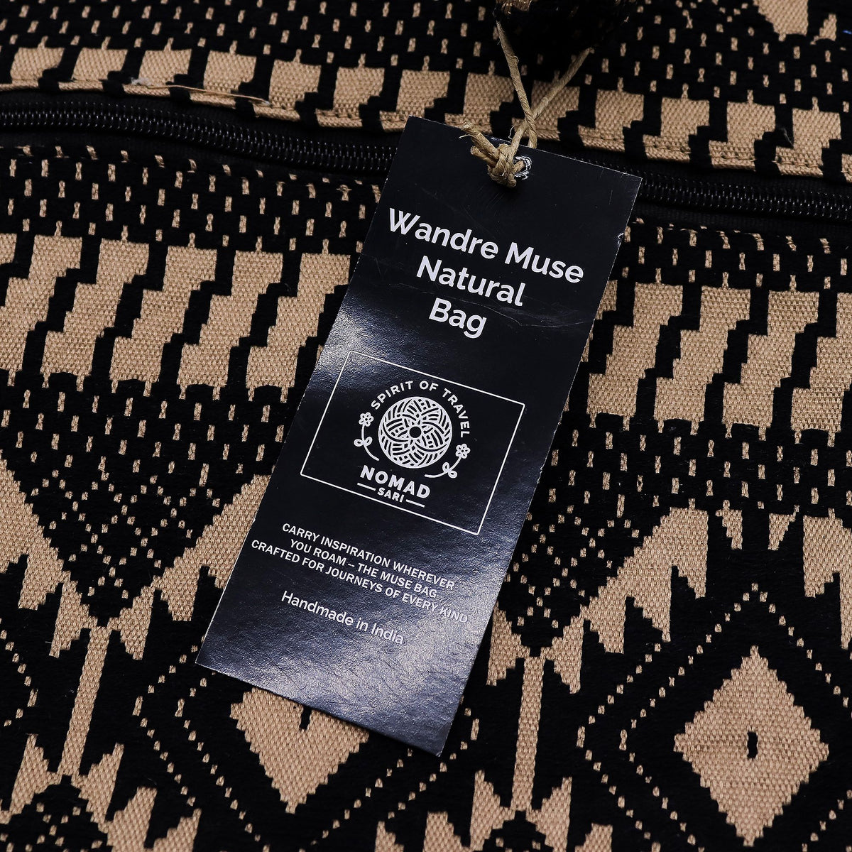 Nomad Sari Jacquard Natural Wander Muse Tasche – Atlas Nomad
