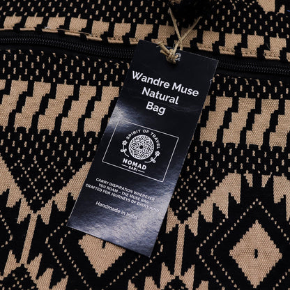 Nomad Sari Jacquard Natural Wander Muse Tasche – Atlas Nomad