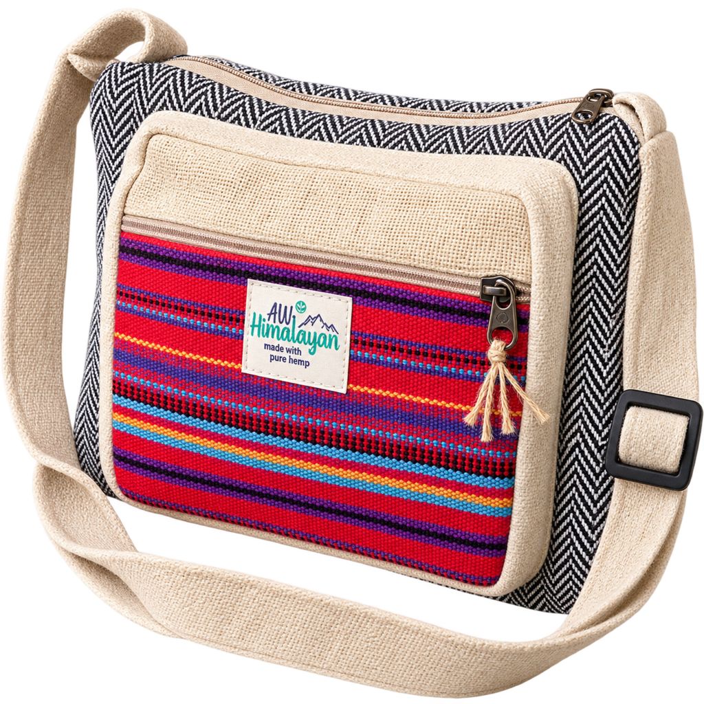 Messenger-Tasche – Hanf & Baumwolle
