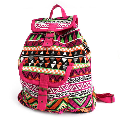 Jacquard-Rucksack – Pink