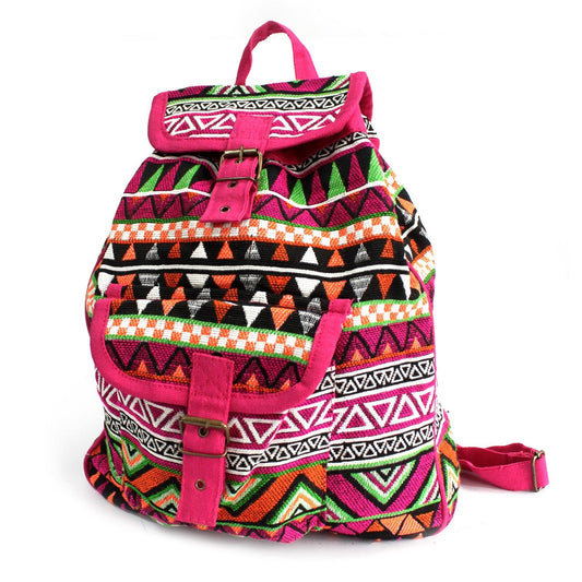 Jacquard-Rucksack – Pink
