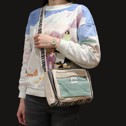 Messenger-Tasche – Hanf & Baumwolle
