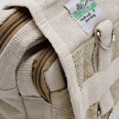 Reise-Tasche aus Natur-Hanf & Baumwolle