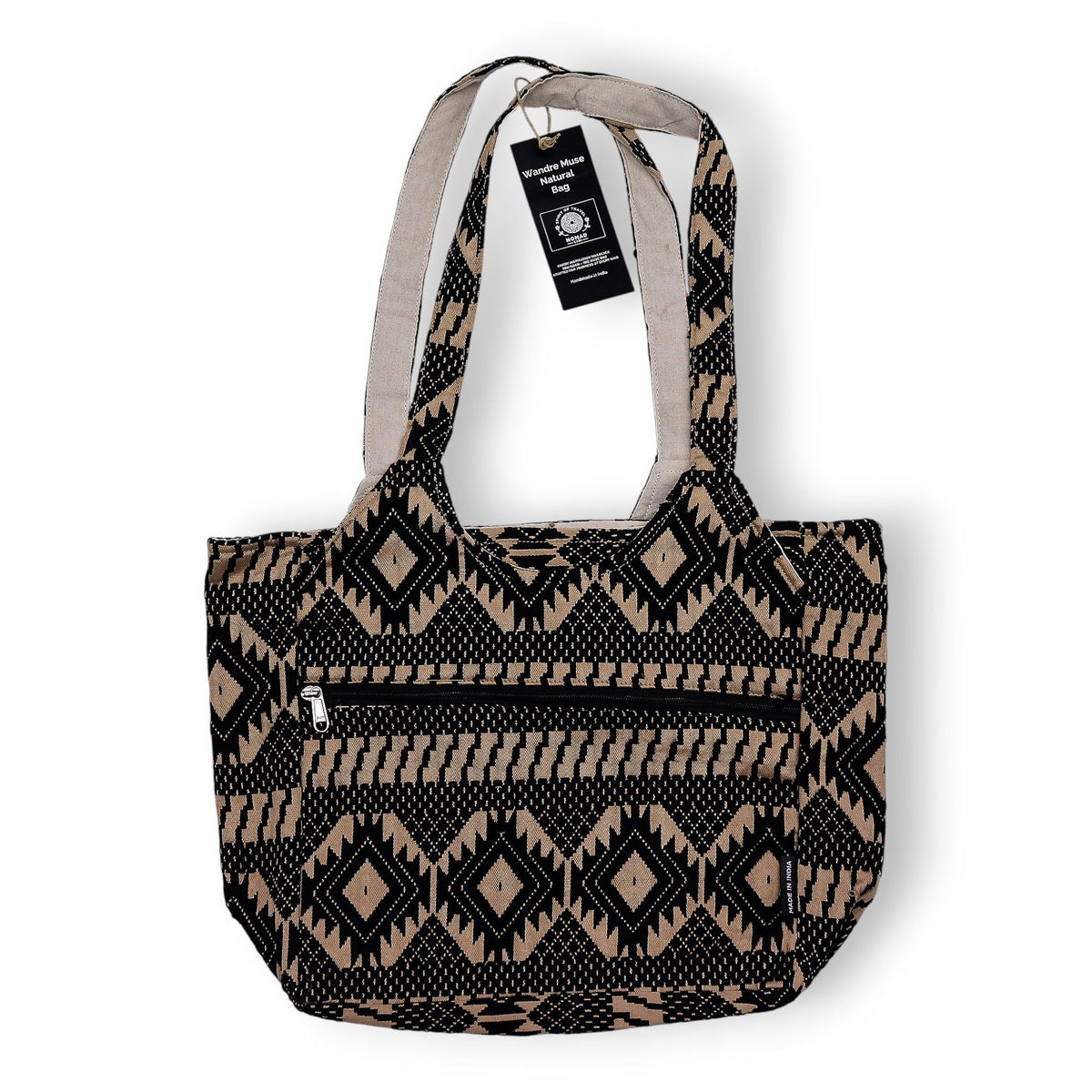 Nomad Sari Jacquard Natural Wander Muse Tasche – Atlas Nomad