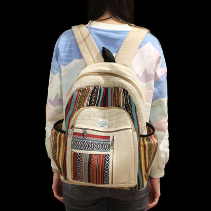 Großer Rucksack – Gerader Reißverschluss-Stil