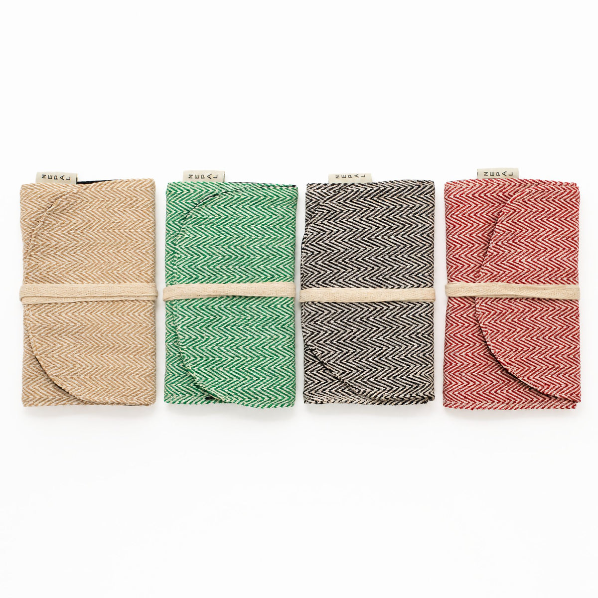 Handgemachte Hanf-Universalhülle / Wickeltasche